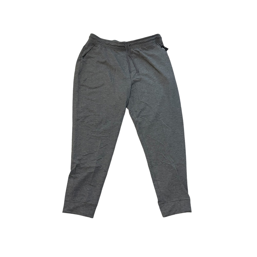 NWT Athletic Works Mens Grey Jogger‎ Pants XL 40-42 DriWorks Moisture Wicking